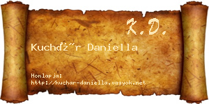 Kuchár Daniella névjegykártya